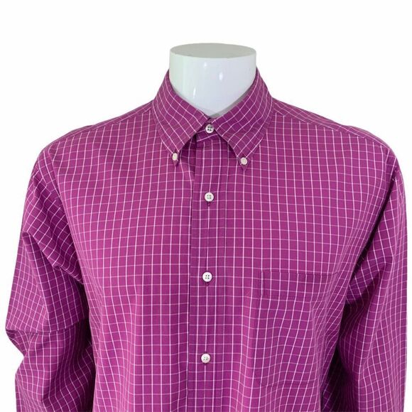 Brooks Brothers Men's Windowpane Button Down Shirt - Picture 3 of 7
